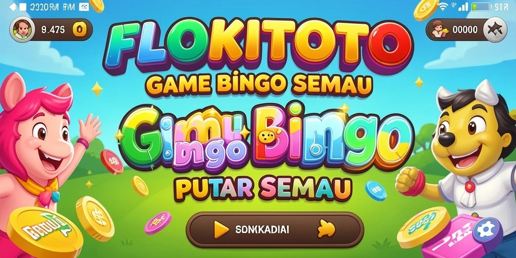 Screenshot gameplay yang menunjukkan keseruan bermain Bingo di FLOKITOTO.