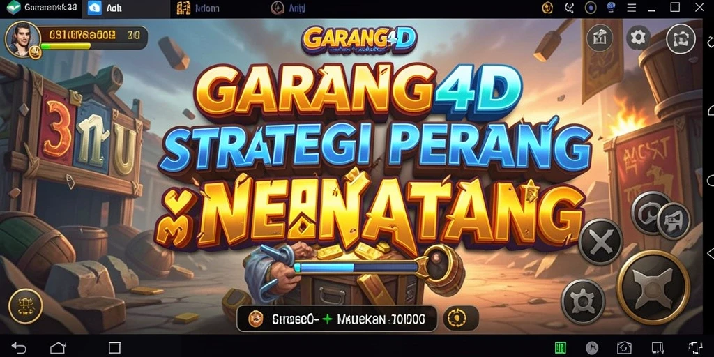 Screenshot gameplay GARANG4D dengan pertempuran yang intens.