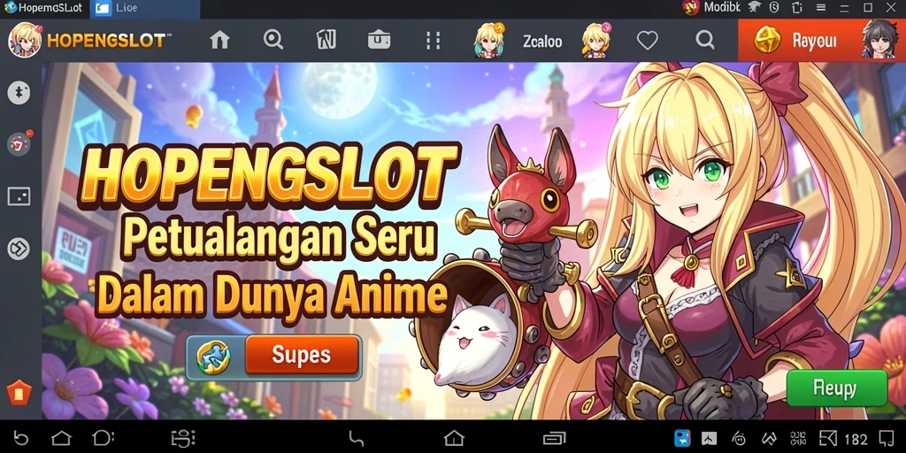 Tampilan menakjubkan dari gameplay seru HOPENGSLOT.