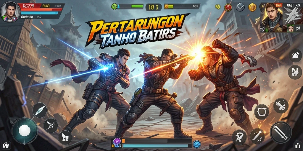 Tampilan gameplay KG778 yang penuh aksi dan pertarungan seru.