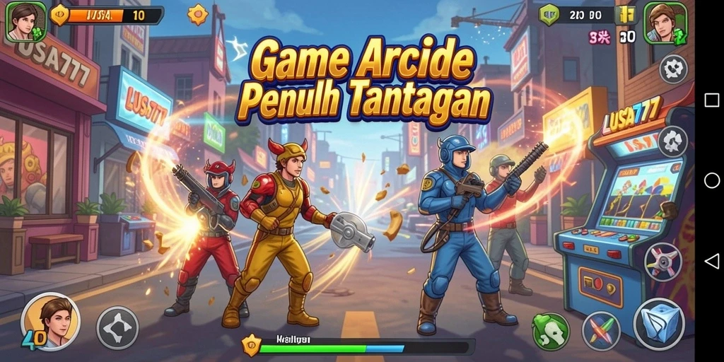Gameplay LUSA777 yang penuh warna dan dinamis.