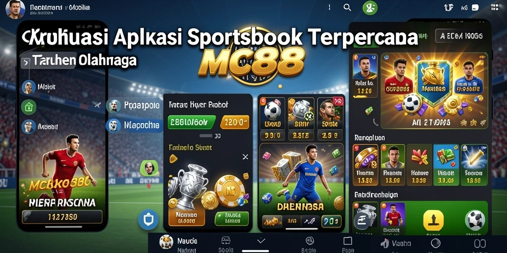 Tampilan antarmuka aplikasi MC888 yang menarik dan mudah diakses.