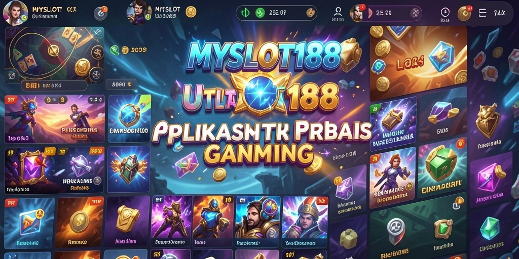 Screenshot utama MYSLOT188 menampilkan antarmuka aplikasi utility yang intuitif dan modern.