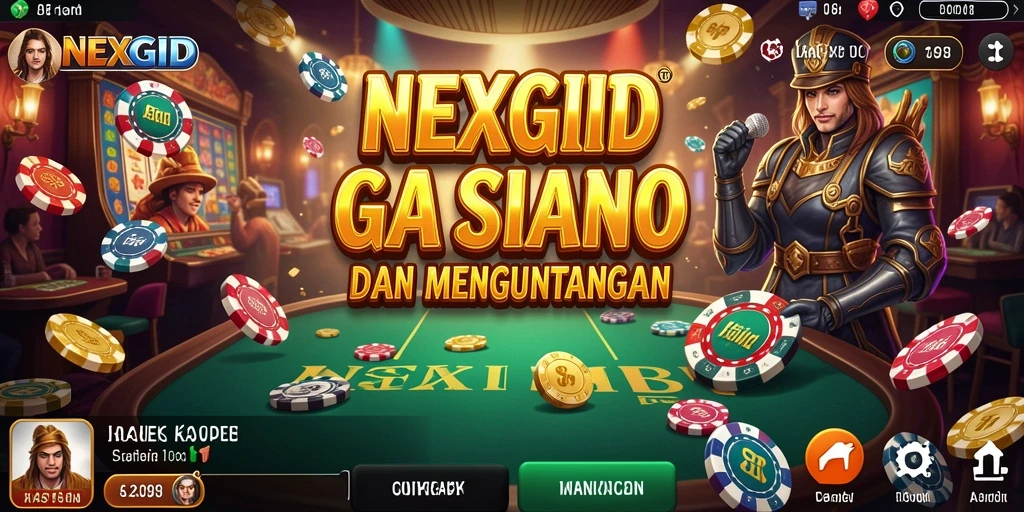 Tampilan permainan Kasino yang seru dan mengasyikkan di NEXGID.