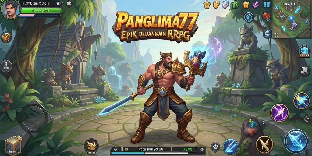 Screenshot menampilkan karakter ikonik dalam pertempuran RPG.