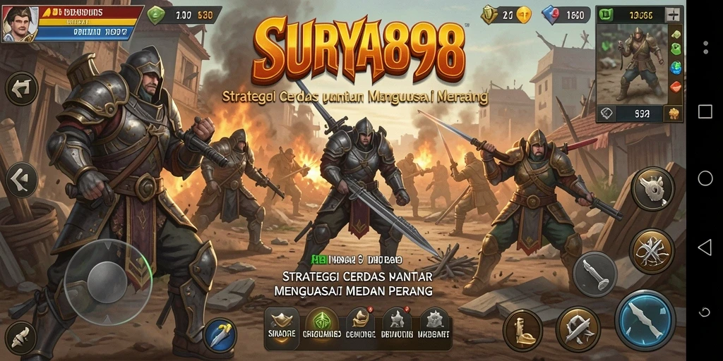 Tampilan gameplay SURYA898 yang menarik dan penuh strategi.