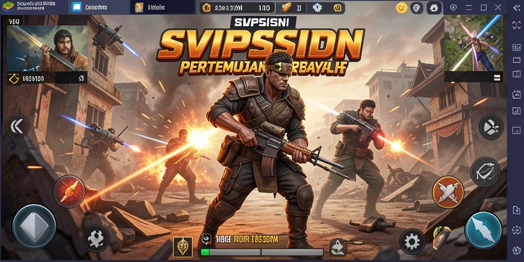 Tampilan gameplay seru dari SVIPSIDN saat beraksi di Battle Royale.
