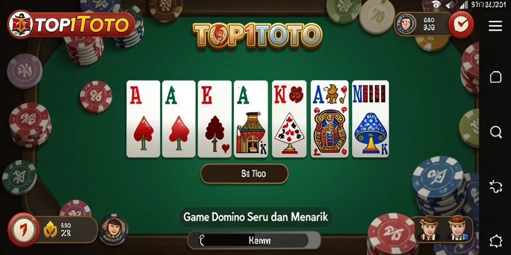 Tampilan gameplay menarik dari TOP1TOTO yang mengasyikkan.