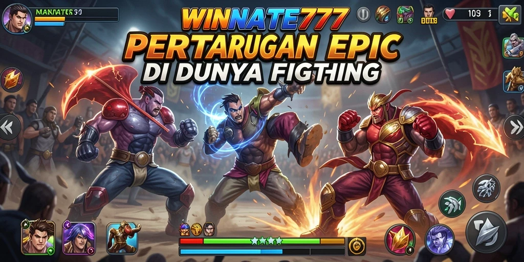 Gameplay WINRATE777 yang menggugah adrenalin dengan pertarungan intens.